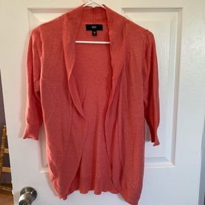 Coral sweater cardigan size M